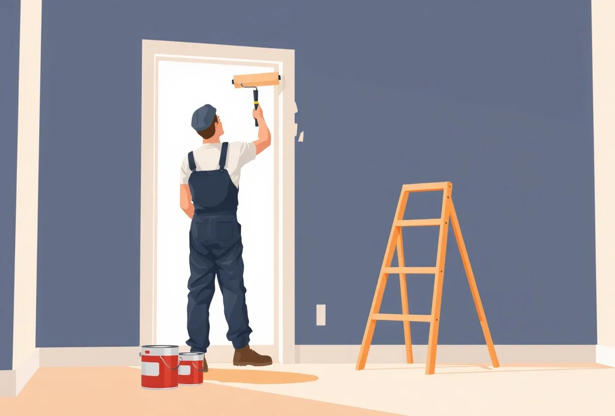 Peintre Guebwiller 68500 en intervention sur un chantier
